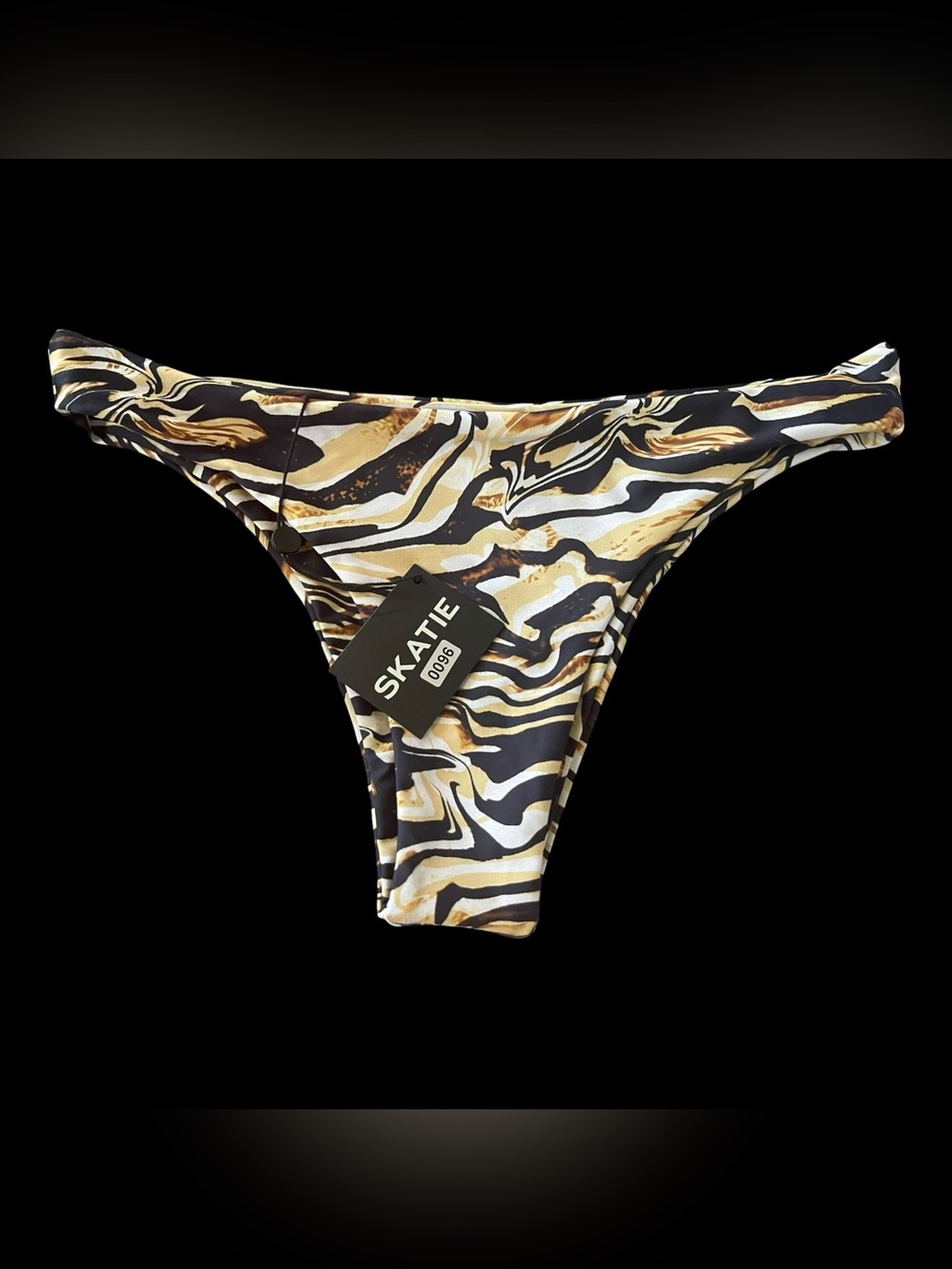 SKATIE Dylan Bikini Bottom NWT XL Animal Print Cheeky Swim Bottom $60 Retail